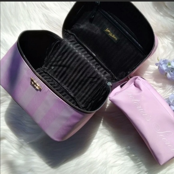 Victoria’s Secret Signature Striped Carry Case - Picture 12 of 12